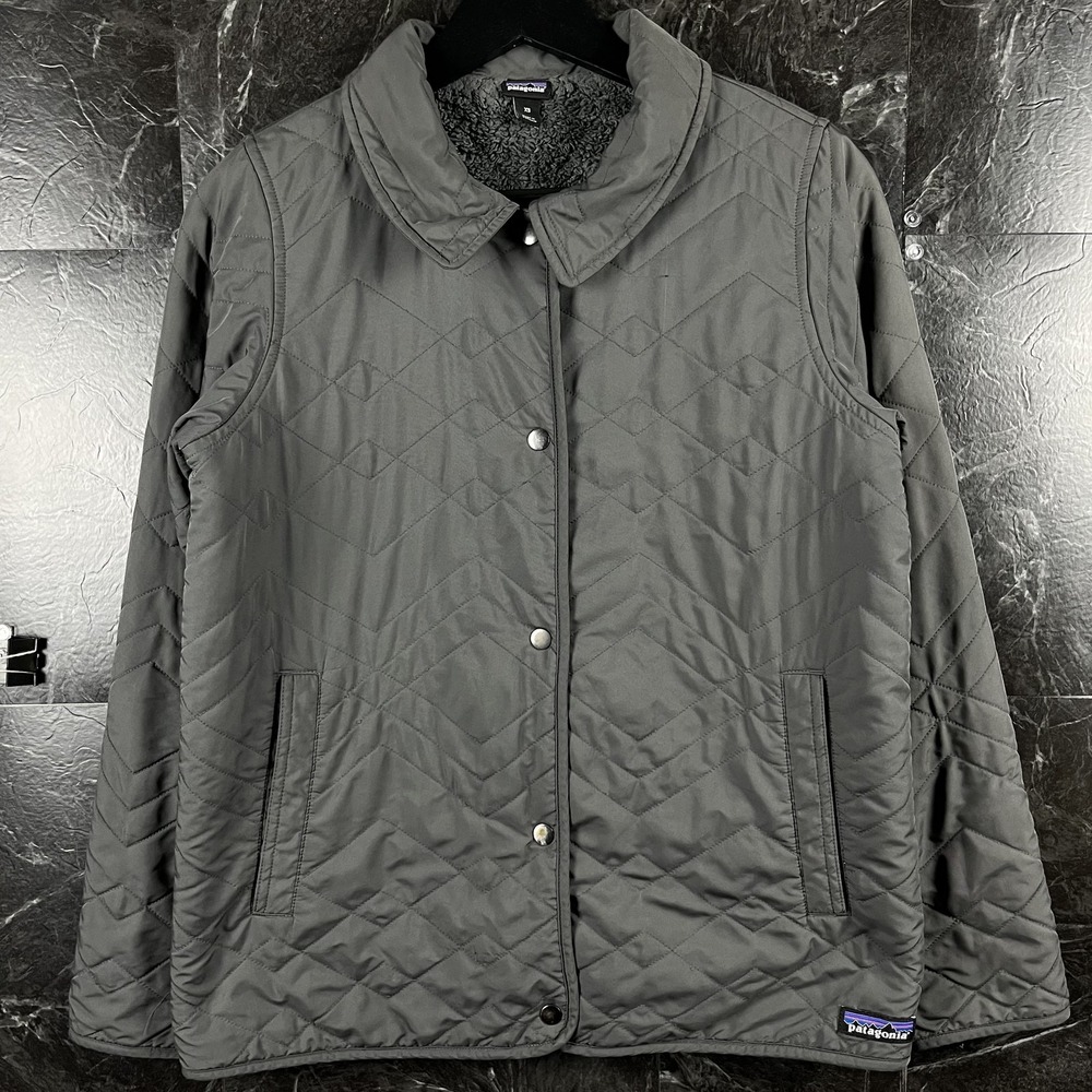 Patagonia Women's Grey Quilted Los Gatos Jacket XS